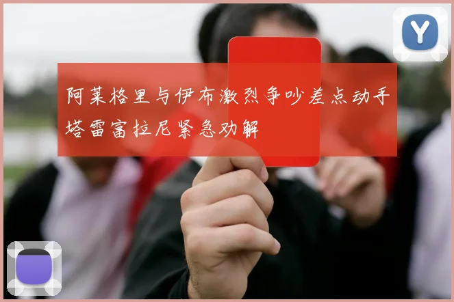 阿莱格里与伊布激烈争吵差点动手塔雷富拉尼紧急劝解